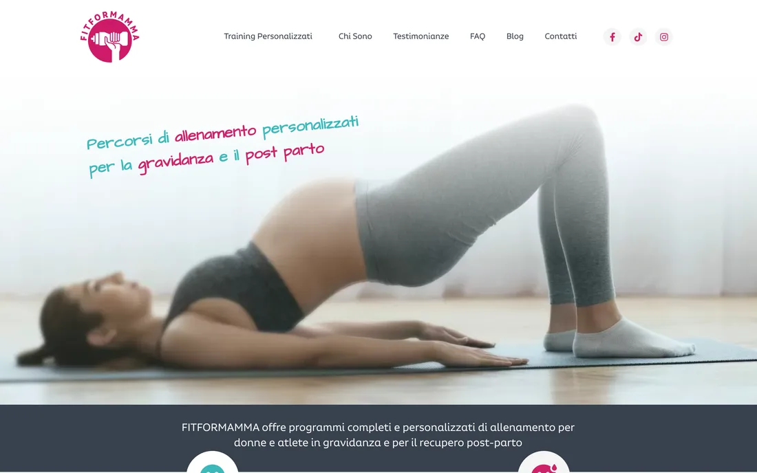 Preview of fitformamma.it